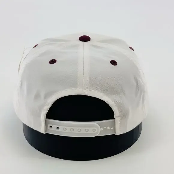 Vintage Minnesota Gophers Hat Cap SnapBack Mn White NCAA College Hockey - Picture 4 of 7